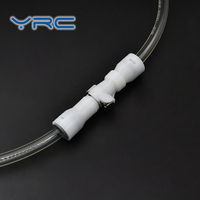 Raccord rapide en plastique lisse YRC Fast Connect 1/4" OD avec pression de 100 psi pour des solutions de plomberie efficaces