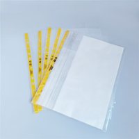 Carpeta de presentación antiestática permanente de 11 orificios, estuche para archivos de 0.08 mm para A3/A4, para salas limpias de 100 niveles