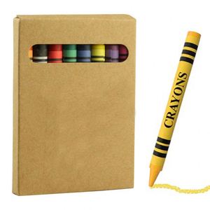 Juego de Crayones Ecológicos en Caja de Papel Kraft Personalizada de 8 Colores, Juego de Crayones de Dibujo Artístico con Logotipo Personalizado para Niños - Product Image 2