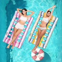 Piscine gonflable Lilo pour adultes, avec appui-tête confortable, trous de drainage, matériau PVC, capacité maximale 100 kg, pour la baignade, le bain de soleil et le bronzage.