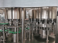 Ligne de production d'équipements de remplissage automatique de liquides d'occasion, best-seller, 1000-2000 BPH, pour boissons en verre, shampoing, produits chimiques, fabriquée en Chine