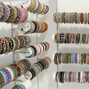 Diadema de Cristal con Cuentas Hua Liyu, Borde Ancho, Esponja Gruesa, Accesorio para el Cabello de Mujer, Estilo Barroco Retro - Product Image 2