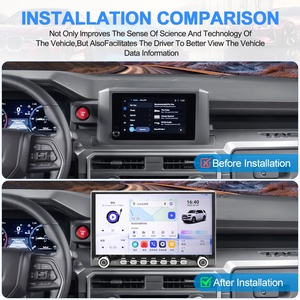 Navihua New 14.6" Touch Screen for Toyota Tacoma/4Runnner Car 2024-2026 Carplay Auto Android Auto GPS Navigation <b>DVD</b> <b>Player</b> - Product Image 4