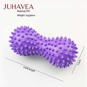 Herramienta de Masaje de Doble Bola con Forma de Cacahuete para la Estimulación Profunda de los Puntos de Acupuntura y la Relajación Muscular, Dirigida a la Espalda, Caderas y Piernas - Product Image 3