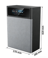 Système de filtration d'eau RO commercial électrique haute performance 1200 GPD sans réservoir, autonettoyant, pour consommation directe, idéal pour hôtels et usage domestique