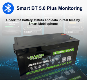 12V 12.8V แบตเตอรี่ลิเธียมไอออน400Ah BMS ตรวจสอบวงจร Lifepo4สมาร์ทเทคโนโลยี RV แคมป์เรือเดินทะเลใช้งานได้ - Product Image 5