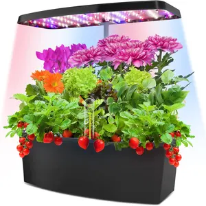 6L Water Tank Capacity Hydroponic Box System Vegetable Seed Planter Smart Herb Garden Plant and indoor