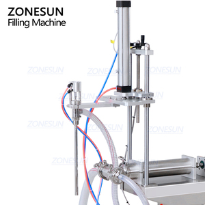 Machine de remplissage semi-automatique ZONESUN ZS-YTFS1D à pompe à piston pour liquides, boissons, détergents et lotions en bouteille - Product Image 5