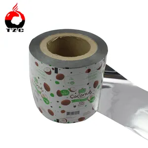 2 layer Metallised film laminate flow wrap roll for small chocolate piece packaging