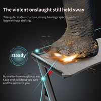 Bureau d'ordinateur de jeu électrique réglable en hauteur, convertible, en bois moderne Ruibao, avec surface en fibre de carbone, couleur personnalisée