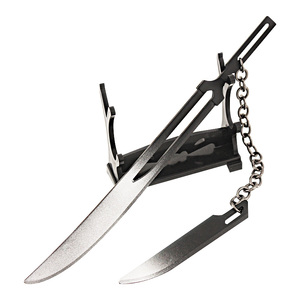 Llavero de Espada Ichigo Bankai de FunBoat, Tensa <span class=keywords><strong>Zangetsu</strong></span> y Doble <span class=keywords><strong>Zangetsu</strong></span>, Regalo de Anime, Llavero de Espada Bleach - Product Image 2