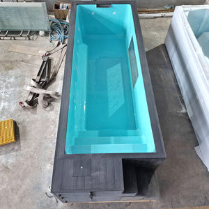 Piscina de Lujo para Jardín, de Gran Tamaño, de Madera y Fibra de Vidrio, de 20 pies y 40 pies, Elevada sobre el Suelo, de Alta Calidad, con Herramientas y Accesorios - Product Image 2