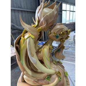 Escultura de FRP Impresa en 3D Personalizada con Acabado de Madera para Decoración de Parques, Plazas y Puntos Fotográficos - Product Image 3