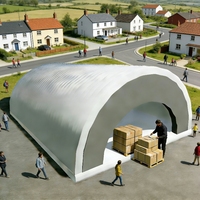 Structure Gonflable Personnalisée en Dôme d'Air Intérieur/Extérieur, Imperméable et Durable, Toutes Saisons, pour Entrepôt, Tente de Stockage, Bâtiment ou Abri