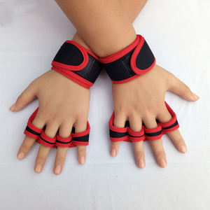 ถุงมือยกน้ำหนักแบบเปิดมือสำหรับกีฬาในร่ม ฟิตเนส กันลื่น กันกระแทก ถุงมือออกกำลังกายที่ทนทานต่อการสึกหรอสำหรับการปั่นจักรยาน - Product Image 4