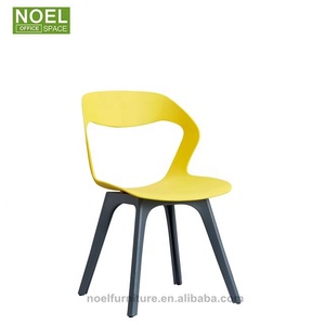 Ocio de comedor de plástico sillas blanco diseño nórdico para comedor habitación - Product Image 6