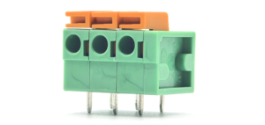 Borniers à ressort pour circuits imprimés, pas de 5,08 mm, droits, verts, mâles, 2*3P - Product Image 5