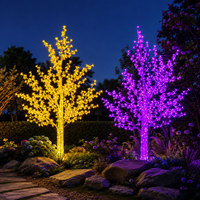 Luz LED para Árbol de Flores de Cerezo para Decoración de Jardín y Paisaje
