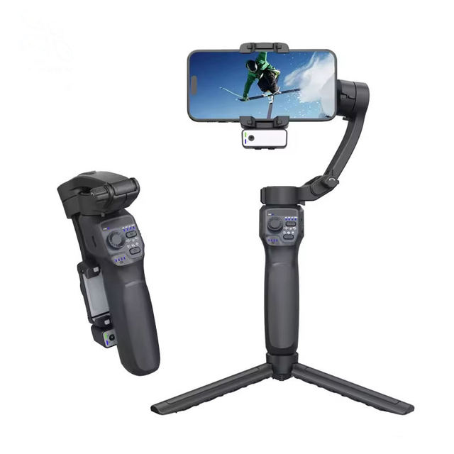 F11 Gimbal Stabilizer 3-Axis Smart Phone APP Gimbal Stabilizer With AI Face Tracking Handheld Tripod Stabilizer