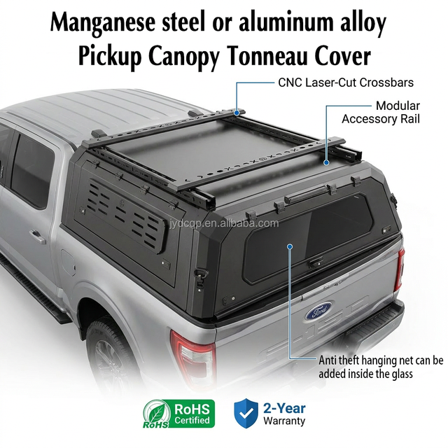 Factory Direct 4X4 Aluminum Waterproof Hardtop Canopy Camper Shell for Ford Maverick Ranger Toyota Hilux Tacoma Navara/NP300 Gwm