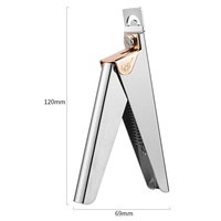 Coupe-ongles professionnel en forme de U faux ongles en acrylique coupe-ongles en acier inoxydable coupe tondeuse manucure ciseaux