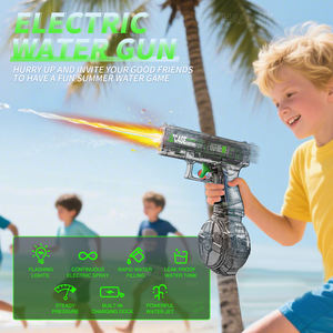 <span class=keywords><strong>Pistola</strong></span> de Agua Eléctrica Verde para Niños con Luz, Mini <span class=keywords><strong>Pistola</strong></span> de Agua Deportiva para Fiestas en la Playa al Aire Libre, Juguetes para Niños y Niñas - Product Image 6