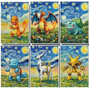 Cartes Métalliques Épaissies PY Fan Art Pokémon, Imprimées en Couleur, Cartes à Collectionner Anime pour Fans, Jeu de Société - Product Image 5