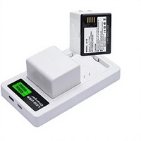 بطارية كاميرا مراقبة SLODA (عبوة من قطعتين) بديلة لـ Arlo Pro/Pro2 VMA4400 A-1 ليثيوم أيون قابلة لإعادة الشحن [2440 مللي أمبير] باللون الأبيض