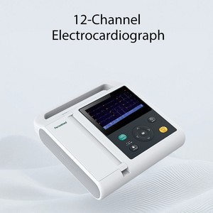 Pumasys เครื่อง E12a ECG PE พร้อมชาร์จ USB แบตเตอรี่ลิเธียมสำหรับการตรวจสอบการทำงานของร่างกายได้รับการรับรอง CE - Product Image 4