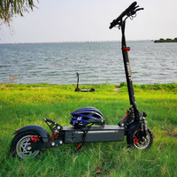 Mode 1000w gros pneu de scooter électrique 10 pouces double moteur 52v 2000w 2600w scooter électrique 2 roues électrique scooter vélo vente