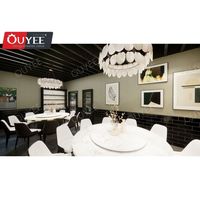 Café moderne Design d'intérieur Café Restaurant Décor Restaurant de luxe Chaises et tables de banquet