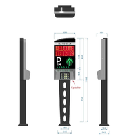Système automatique de reconnaissance de plaque d'immatriculation de système de stationnement lpr système de caméra ANPR pour parking intelligent