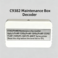 Tanque de Mantenimiento de Tinta Residual para Epson WF-C5390A C5890A C5310 C5810, Versión Recargable con Puerto de Carga USB Tipo-C