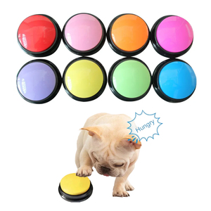 Recordable Dog Buttons - Pet Training Buzzer Set (4 France