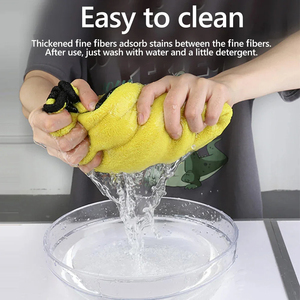 <span class=keywords><strong>Serviette</strong></span> de lavage en microfibre épaissir chiffon de lavage de voiture soins de voiture détaillant chiffon de lavage coloré outils de nettoyage de voiture accessoires Auto - Product Image 6