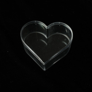Boîte de rangement de bureau pour cosmétiques Bijoux en acrylique transparent en cristal <span class=keywords><strong>et</strong></span> boîte Ps en forme de cœur pour le <span class=keywords><strong>maquillage</strong></span> des soins de la peau <span class=keywords><strong>et</strong></span> le rangement des sacs en bois - Product Image 5