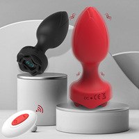 LOVE Livraison rapide Sûr Silicone 10 Modes de Vibrations Rose Jouet Télécommande Jouets Anaux Pour Femmes Hommes. jouets sexe adulte.