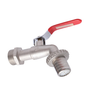 Robinet de jardin en laiton, robinet extérieur avec connecteur G1/2" entrée, G3/4" sortie, robinet à bille extérieur résistant au gel -10 - Product Image 6