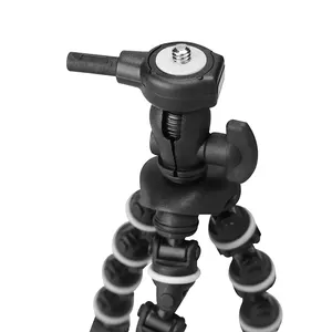 MI-0304 handheld flexible tripod can bend and wrap around almost anything also used as a table tripod