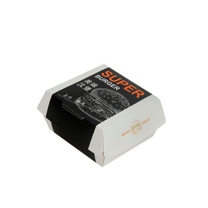 PM Disposable Custom <b>Design</b> Logo <b>Printed</b> Clamshell Lunch Fast Food Hamburger Sandwich Fries Burger Boxes Takeaway <b>Packaging</b> - Product Image 1