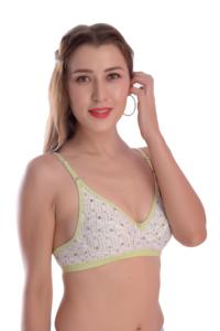 Sujetador de copa completa para mujer, mezcla de algodón |   Tela Suave de Poliéster y Algodón Interlock |   Correas Ajustables |   U Back |   Cierre Trasero - Product Image 4