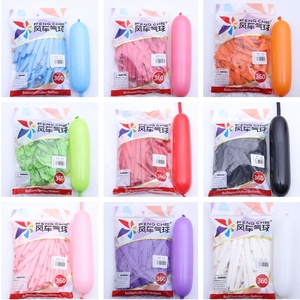 Paquete <span class=keywords><strong>de</strong></span> 50 Globos <span class=keywords><strong>de</strong></span> Látex <span class=keywords><strong>de</strong></span> Alta Calidad para Modelar, Color Pastel Mate, 360 Grados, para Cumpleaños, Bodas, Fiestas - Product Image 6