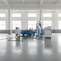 Machine à faible consommation d'énergie pour le recyclage des films LDPE, ligne de granulation à petite échelle complète pour la production de granulés de plastique