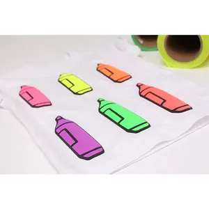 Tiantong — papier de transfert de chaleur en vinyle, plusieurs couleurs, vente d'usine, pas cher, pour impression de logos, 5 pièces