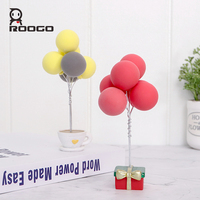Sculpture en résine maison ballon, artisanat peint à la main, réaliste, Kawaii, ornement pour tableau de bord de voiture/bureau, logo personnalisé, cadeau de mariage/anniversaire