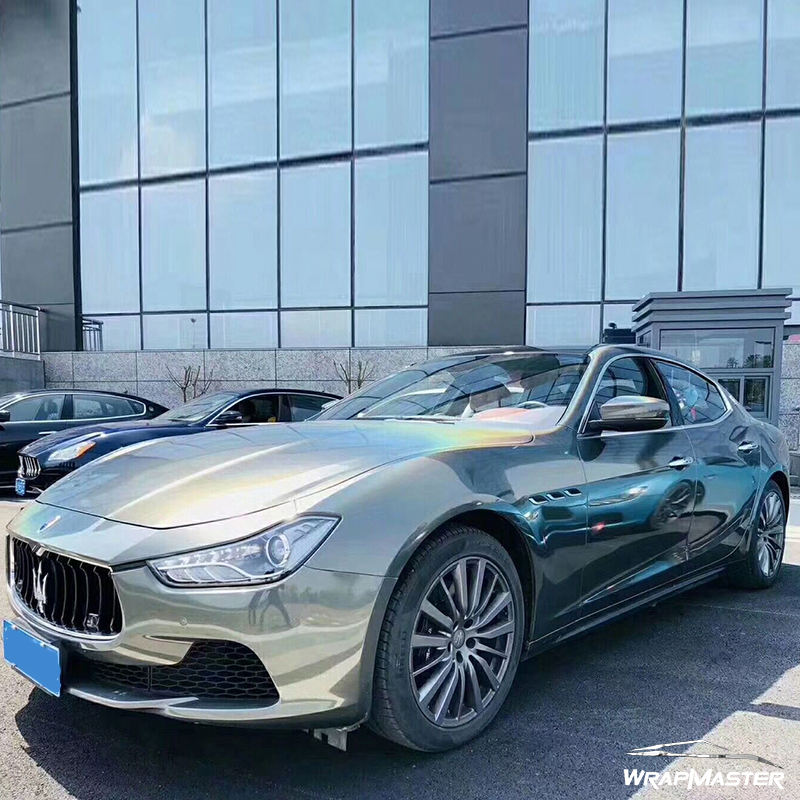 Glossy Iridescence Laser Grey