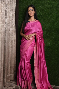 Sari de Seda Tussar Multicolor Festivo Hecho a Mano |   Sari Tradicional Contemporáneo para Mujer - Product Image 2