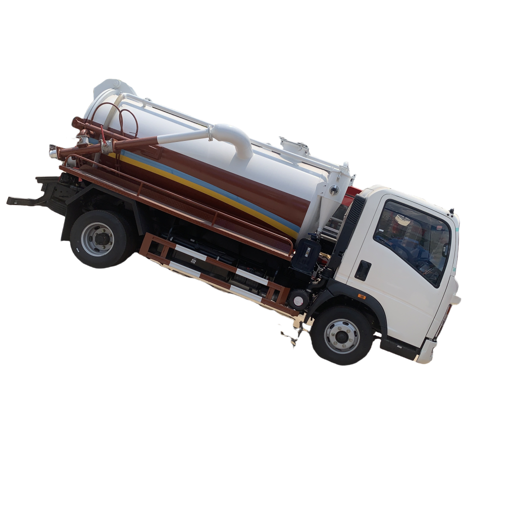 4x2 Small Sewage Suction Truck with 5 Cubic Meters of Large Capacity Tank