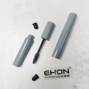 Tube de mascara vide en argent, cylindre en plastique pour mascara avec brosse, emballage personnalisé pour sérum cosmétique pour cils - Product Image 5