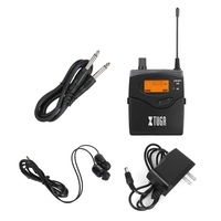 Récepteur en gros d'usine XTUGA RW2080 Système de monitoring intra-auriculaire sans fil UHF pour chanteur de scène Récepteur Bodypack unique